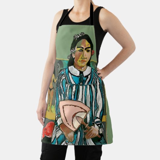 Island Gal, voeg tekst toe, Apron Schort (Insitu)