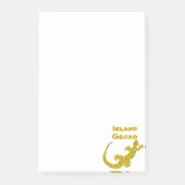 Island Gecko Post-It Notes (Voorkant)