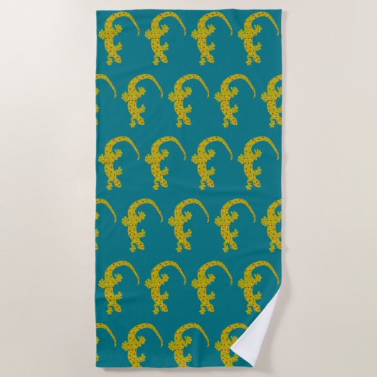 Island Gecko Strandlaken (Voorkant)