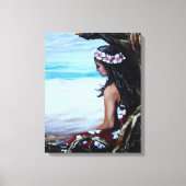 Island Girl Canvas Afdruk (Voorkant)