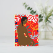 Island Girl, Gauguin Style, Briefkaart (Staand voorkant)