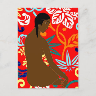 Island Girl, Gauguin Style, Briefkaart