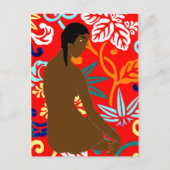 Island Girl, Gauguin Style, Briefkaart (Voorkant)