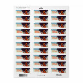 Island Girl Hawaii Vakantie retour adres Label (Full Sheet)