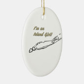 Island Girl (Long Island) Keramisch Ornament (Rechts)