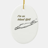 Island Girl (Long Island) Keramisch Ornament (Voorkant)
