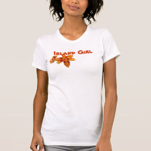 Island Girl Oranje T-shirt