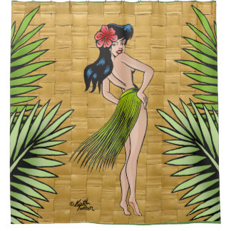 Island Girl Shower Curtain Douchegordijn