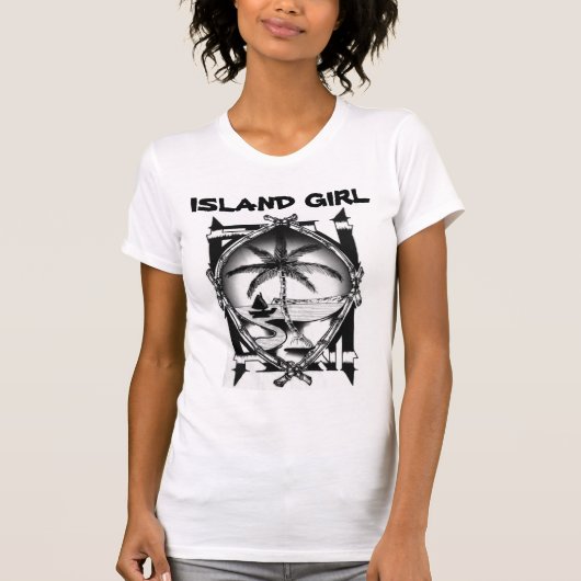 ISLAND GIRL T-SHIRT (Voorkant)