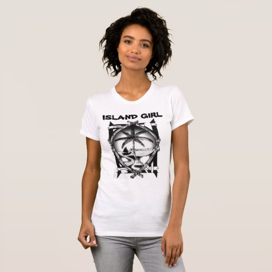 ISLAND GIRL T-SHIRT (Voorkant volledig)