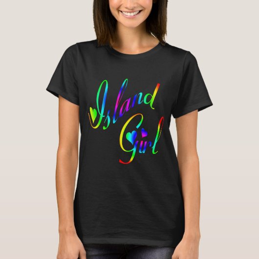 Island Girl T-Shirts (Voorkant)