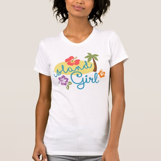 Island Girl - Women's Bella Canvas Fine Jersey T-shirt (Voorkant)