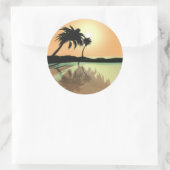 Island Gold Ronde Sticker (Tas)