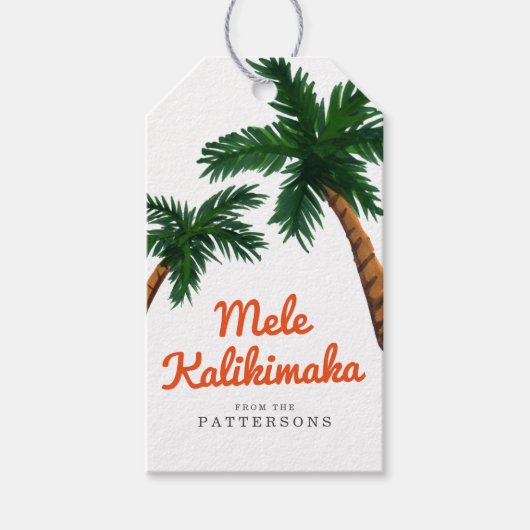 Island Greeting Cadeaulabel (Voorkant)