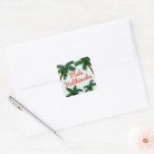 Island Greeting Vierkante Sticker (Envelop)