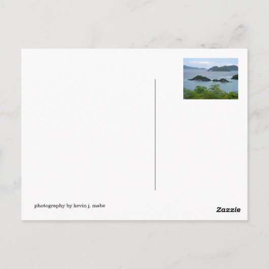 Island Group Briefkaart (Achterkant)