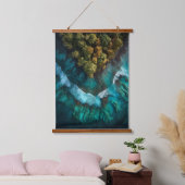 Island Heart Aerial Ocean Wall Art Hangend Wandkleed (Slaapkamer)