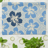 Island Hibiscus Hawaïaanse keukenhanddoek (Gevouwen)