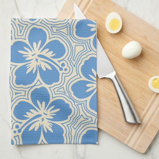 Island Hibiscus Hawaïaanse keukenhanddoek (Quarter Fold)