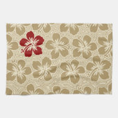 Island Hibiscus Hawaïaanse keukenhanddoek (Horizontaal)