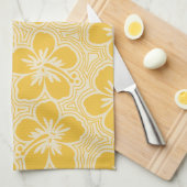 Island Hibiscus Hawaïaanse keukenhanddoek (Quarter Fold)