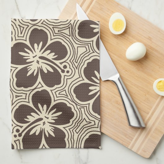 Island Hibiscus Hawaïaanse keukenhanddoek (Quarter Fold)