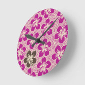 Island Hibiscus Hawaïaanse wandklokken (Hoek)