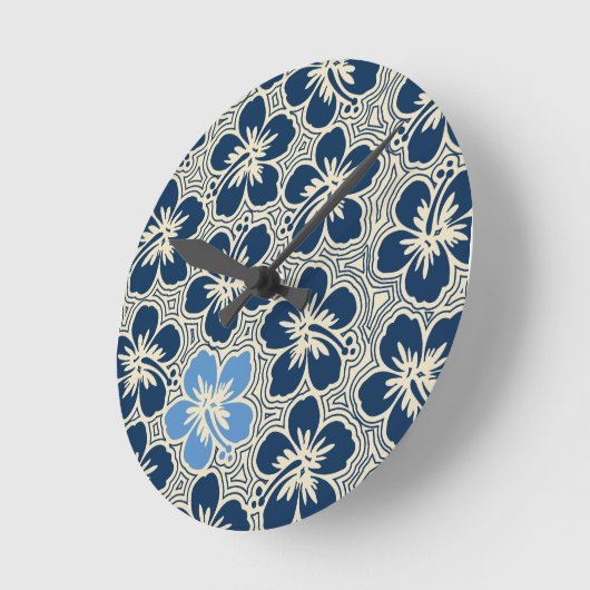 Island Hibiscus Hawaïaanse wandklokken (Hoek)