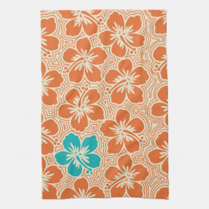 Island Hibiscus Hawaiian Kitchen Towel Theedoek