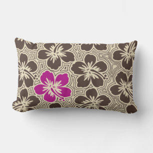 Island Hibiscus Hawaiian Reversible Lumbar Pillow Kussen