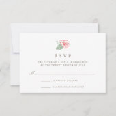 Island Hibiscus RSVP-kaart RSVP Kaartje (Voorkant)