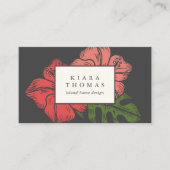 Island  Hibiscus Visitekaartje (Voorkant)