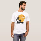 Island Hopping op de Malediven T-shirt (Voorkant volledig)