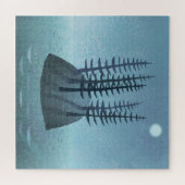 Island in de Ocean Art Legpuzzel (Horizontaal)