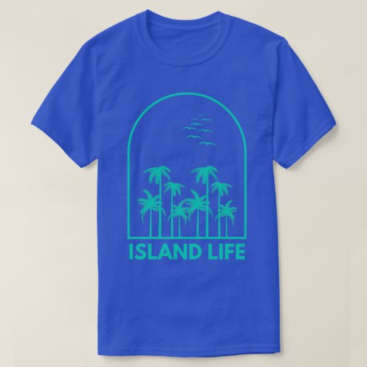 Island Life Hawaii T-shirt (Design voorkant)