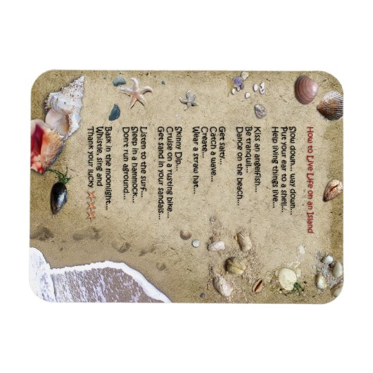 Island Life Magneet (Horizontaal)