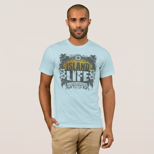 Island Life T-shirt (Voorkant volledig)