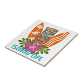 Island Life Tegeltje (Zijkant)