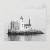 Island Lighthouse, 1896 Briefkaart (Voorkant)
