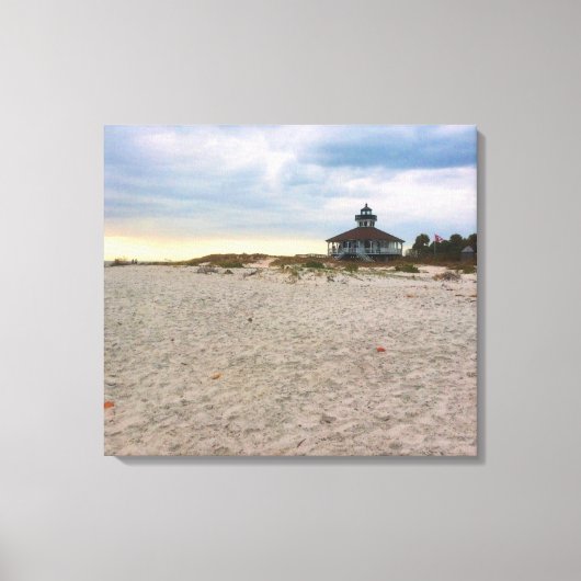 Island Lighthouse Canvas Afdruk (Voorkant)