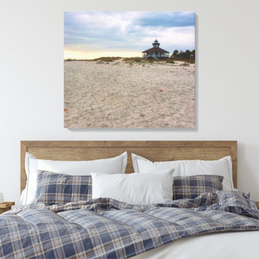 Island Lighthouse Canvas Afdruk (Insitu (Slaapkamer))