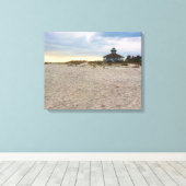 Island Lighthouse Canvas Afdruk (Insitu (Houten vloer))