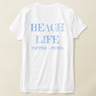 Island Lighthouse Vrouwen Vneck Tshirt