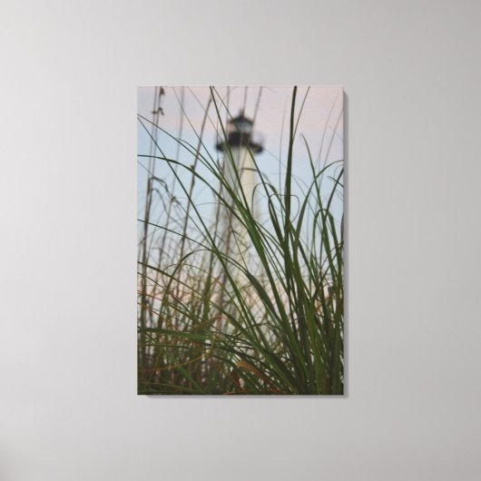 Island Lighthouse - Wrapped Canvas Afdruk (Voorkant)