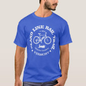 Island Line Rail Trail (fietsen) T-shirt (Voorkant)