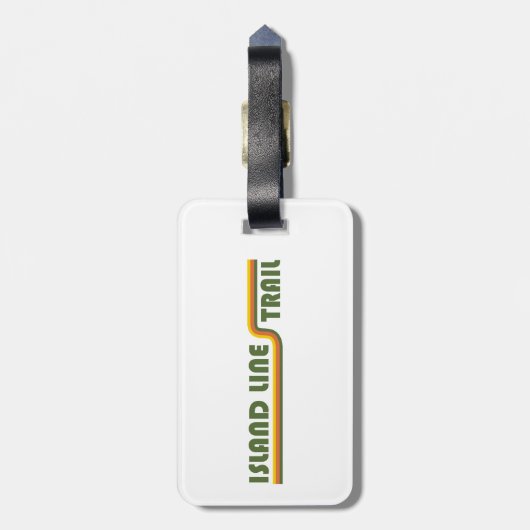 Island Line Trail Bagagelabel (Achterkant verticaal)