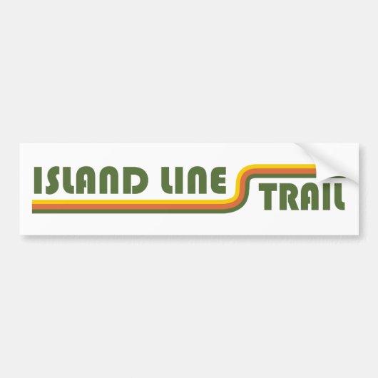 Island Line Trail Bumpersticker (Voorkant)