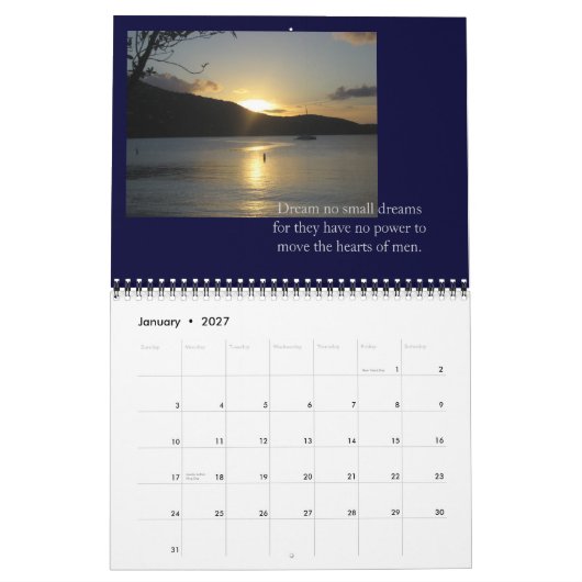 Island Living Kalender (Jan 2027)