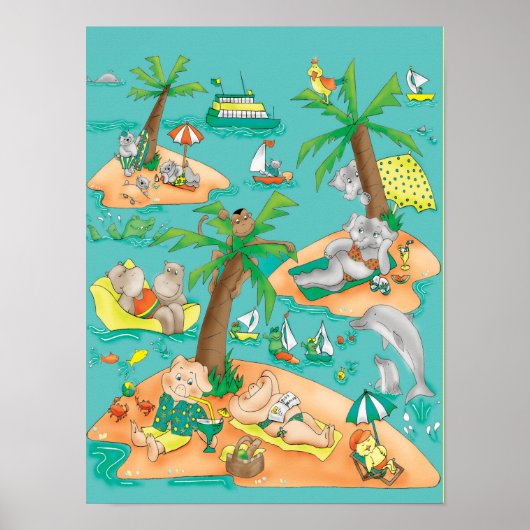 Island Magic Kinder Poster (Voorkant)