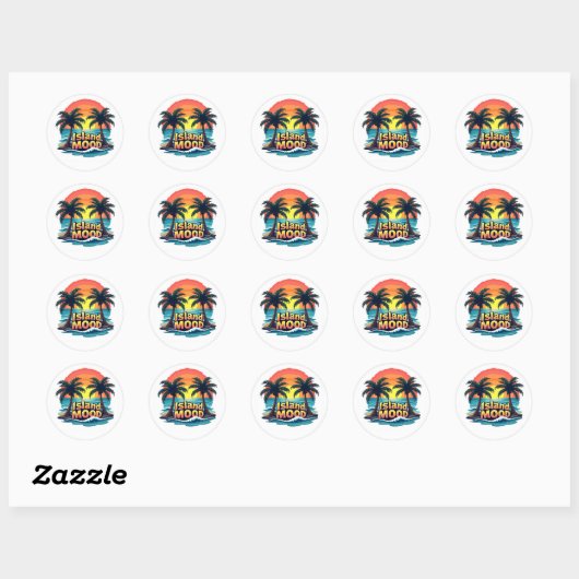 Island Mood Graffiti Sticker (Vel)